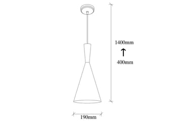 Taklampa Mangol Svart / Röd Diameter: 19 cm - Mörkröd/Svart - Belysning - Lampor & belysning inomhus - Fönsterlampa
