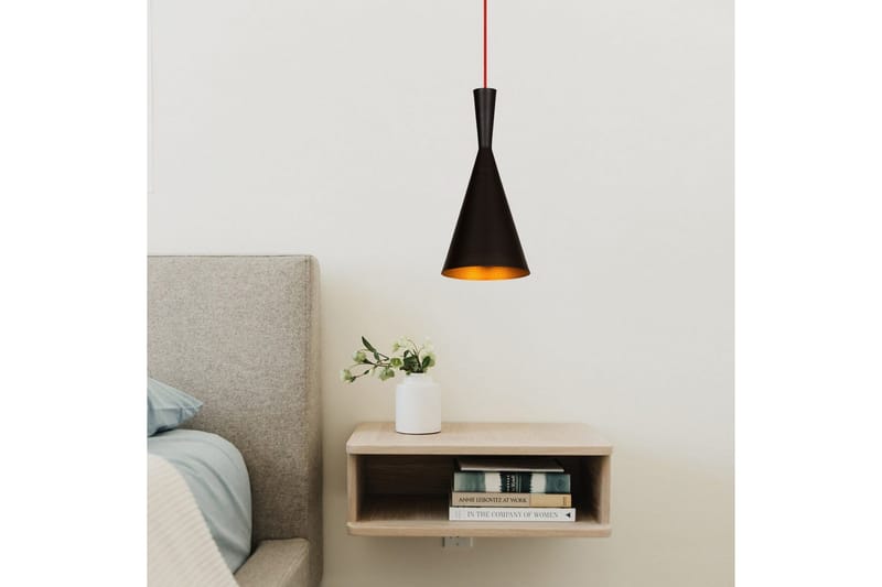 Taklampa Mangol Svart / Röd Diameter: 19 cm - Mörkröd/Svart - Belysning - Lampor & belysning inomhus - Fönsterlampa