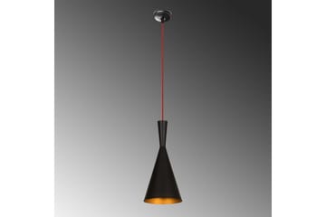 Taklampa Mangol Svart / Röd Diameter: 19 cm - Mörkröd/Svart - Belysning - Lampor & belysning inomhus - Fönsterlampa