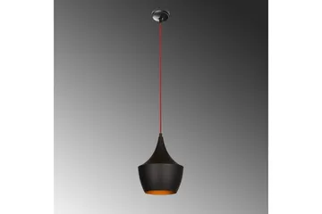 Taklampa Mangol Svart / Röd Diameter: 23 cm - Mörkröd/Svart - Belysning - Lampor & belysning inomhus - Fönsterlampa