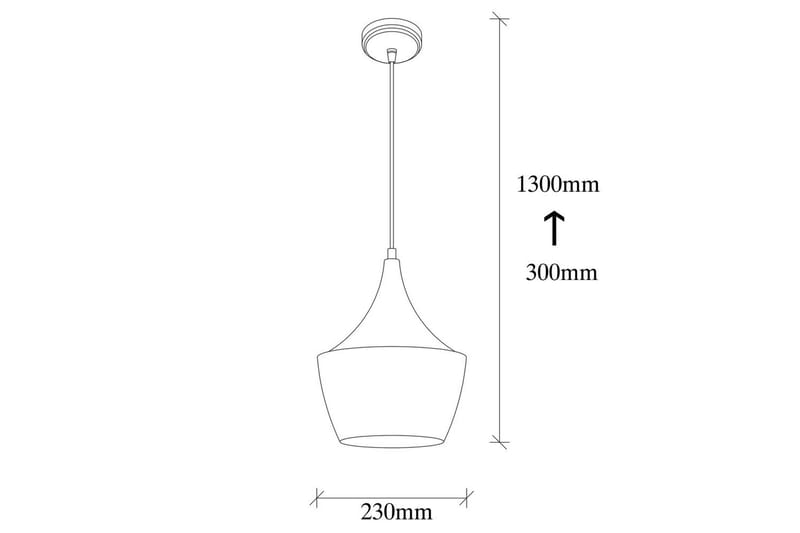 Taklampa Mangol Svart / Röd Diameter: 23 cm - Mörkröd/Svart - Belysning - Lampor & belysning inomhus - Fönsterlampa