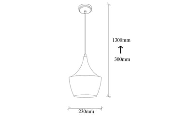 Taklampa Mangol Svart / Röd Diameter: 23 cm - Mörkröd/Svart - Belysning - Lampor & belysning inomhus - Fönsterlampa