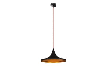 Taklampa Mangol Svart / Röd Diameter: 35 cm - Mörkröd/Svart - Belysning - Lampor & belysning inomhus - Fönsterlampa