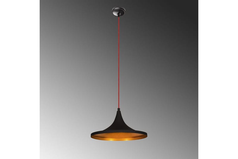 Taklampa Mangol Svart / Röd Diameter: 35 cm - Mörkröd/Svart - Belysning - Lampor & belysning inomhus - Fönsterlampa