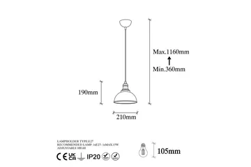 Taklampa Masatsune Vintage - Vintage - Belysning - Lampor & belysning inomhus - Fönsterlampa