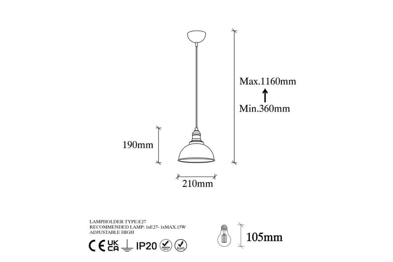 Taklampa Masatsune Vintage - Vintage - Belysning - Lampor & belysning inomhus - Fönsterlampa