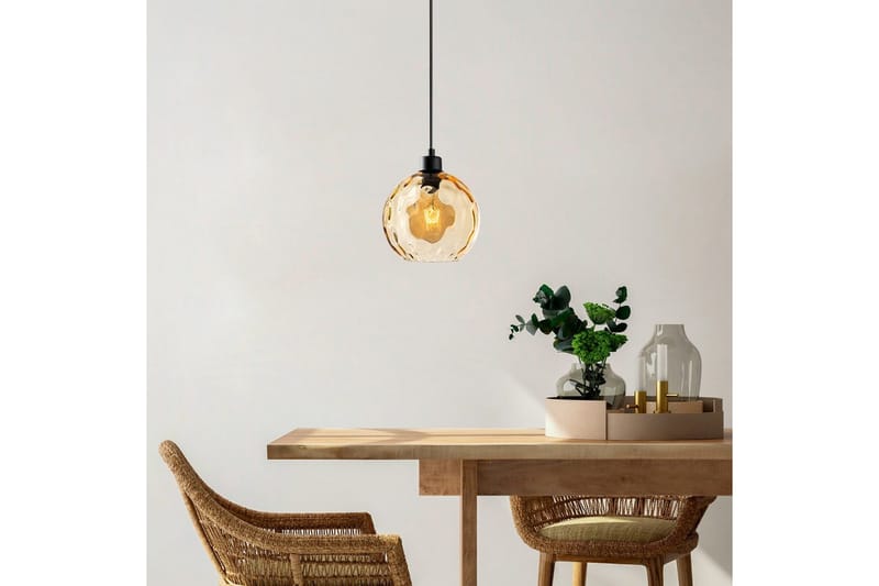 Taklampa Mayur Gul / Svart - Gul / Svart - Belysning - Lampor & belysning inomhus - Fönsterlampa