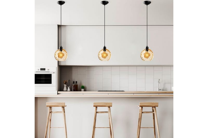 Taklampa Mayur Gul / Svart - Gul / Svart - Belysning - Lampor & belysning inomhus - Fönsterlampa