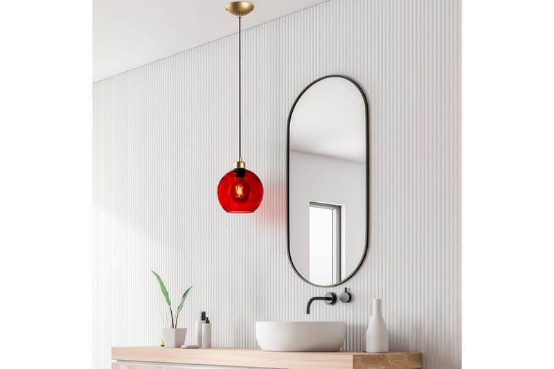 Taklampa Mayur Röd / Rany - Röd / Rany - Belysning - Lampor & belysning inomhus - Fönsterlampa