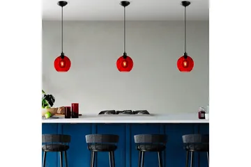 Taklampa Mayur Röd / Svart - Röd / Svart - Belysning - Lampor & belysning inomhus - Fönsterlampa