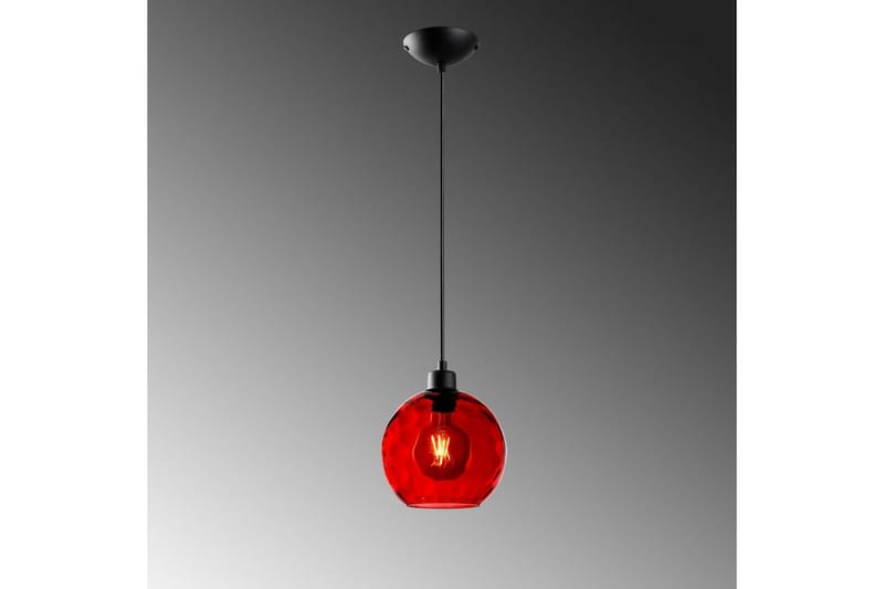 Taklampa Mayur Röd / Svart - Röd / Svart - Belysning - Lampor & belysning inomhus - Fönsterlampa