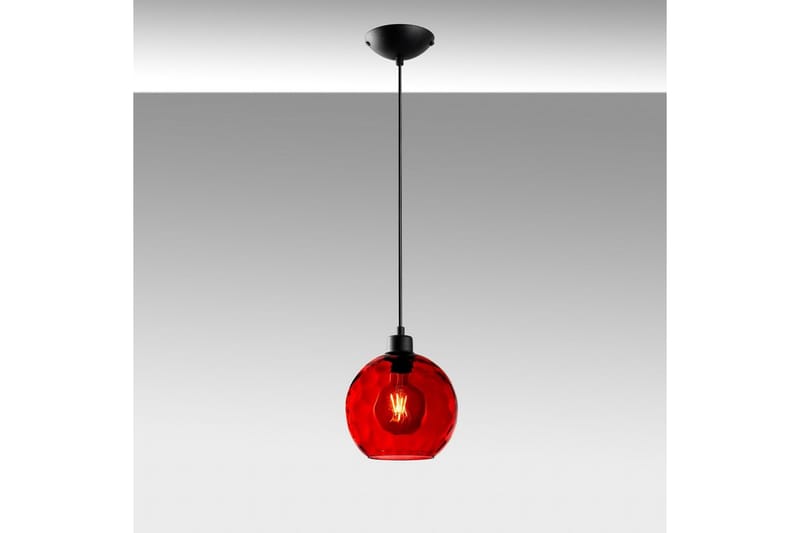 Taklampa Mayur Röd / Svart - Röd / Svart - Belysning - Lampor & belysning inomhus - Fönsterlampa