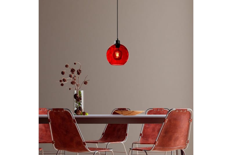 Taklampa Mayur Röd / Svart - Röd / Svart - Belysning - Lampor & belysning inomhus - Fönsterlampa