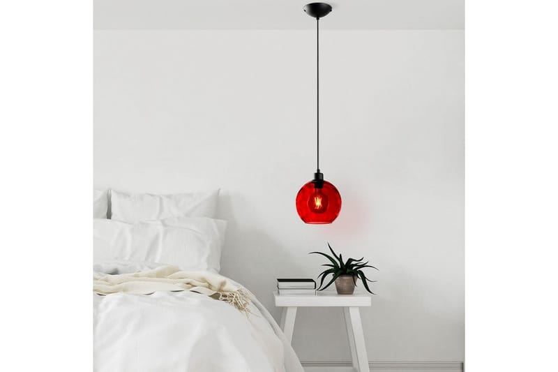 Taklampa Mayur Röd / Svart - Röd / Svart - Belysning - Lampor & belysning inomhus - Fönsterlampa
