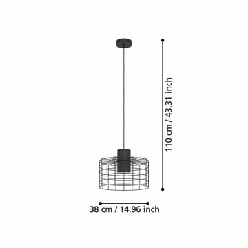 Taklampa Milligan - 380 mm - Belysning - Lampor & belysning inomhus - Fönsterlampa