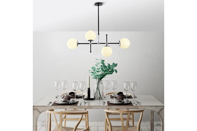 Taklampa Narwani Ulamere Svart / Vit - Svart/Vit - Belysning - Lampor & belysning inomhus - Fönsterlampa