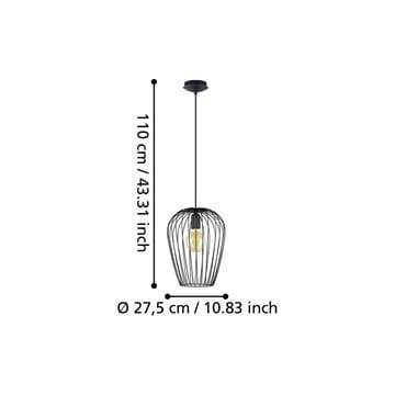 Taklampa Newtown - 275 mm - Belysning - Lampor & belysning inomhus - Fönsterlampa