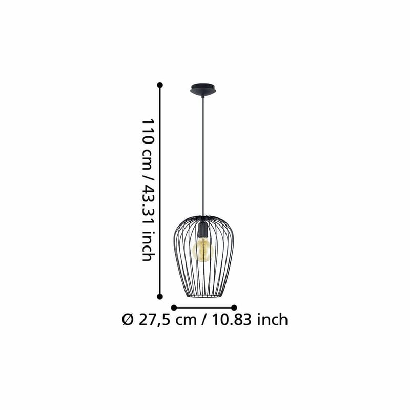Taklampa Newtown - 275 mm - Belysning - Lampor & belysning inomhus - Fönsterlampa