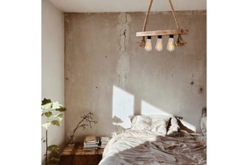 Taklampa Nira Trä ( 60 x 9 cm) - Ljusfärgat trä - Belysning - Lampor & belysning inomhus - Fönsterlampa