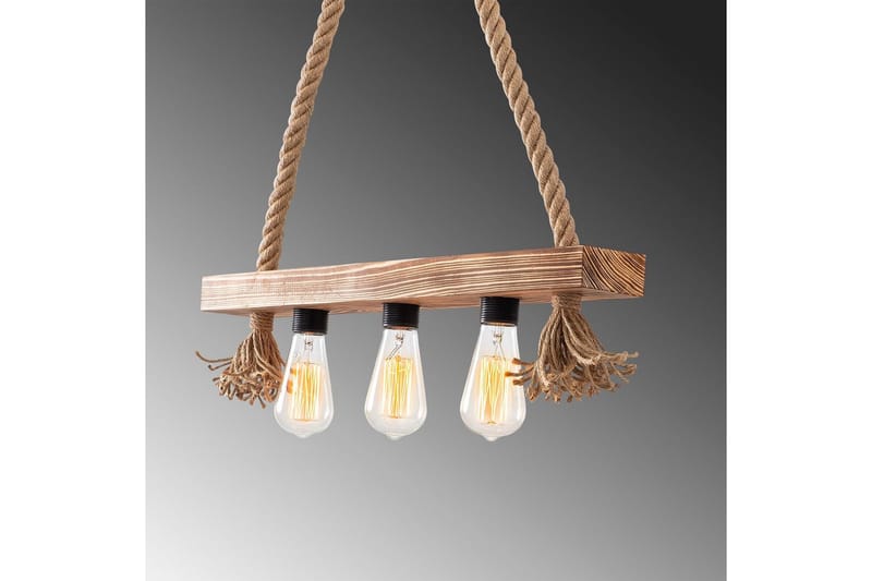 Taklampa Nira Trä ( 60 x 9 cm) - Ljusfärgat trä - Belysning - Lampor & belysning inomhus - Fönsterlampa