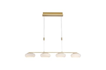 Taklampa Q-Etienne - 20x200x108,5 cm, Matt mässing - Belysning - Lampor & belysning inomhus - Fönsterlampa
