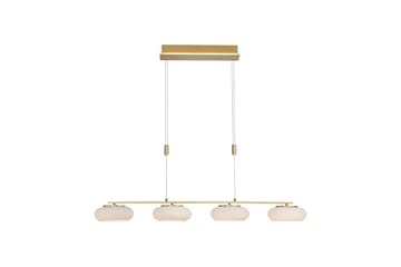 Taklampa Q-Etienne - 20x200x108,5 cm, Matt mässing - Belysning - Lampor & belysning inomhus - Fönsterlampa