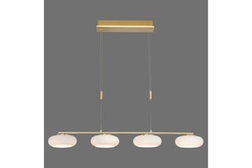 Taklampa Q-Etienne - 20x200x108,5 cm, Matt mässing - Belysning - Lampor & belysning inomhus - Fönsterlampa