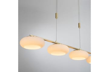 Taklampa Q-Etienne - 20x200x108,5 cm, Matt mässing - Belysning - Lampor & belysning inomhus - Fönsterlampa