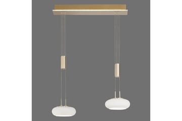 Taklampa Q-Etienne - 20x200x65 cm, Matt mässing - Belysning - Lampor & belysning inomhus - Fönsterlampa