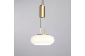 Taklampa Q-Etienne - 20x200x65 cm, Matt mässing - Belysning - Lampor & belysning inomhus - Fönsterlampa