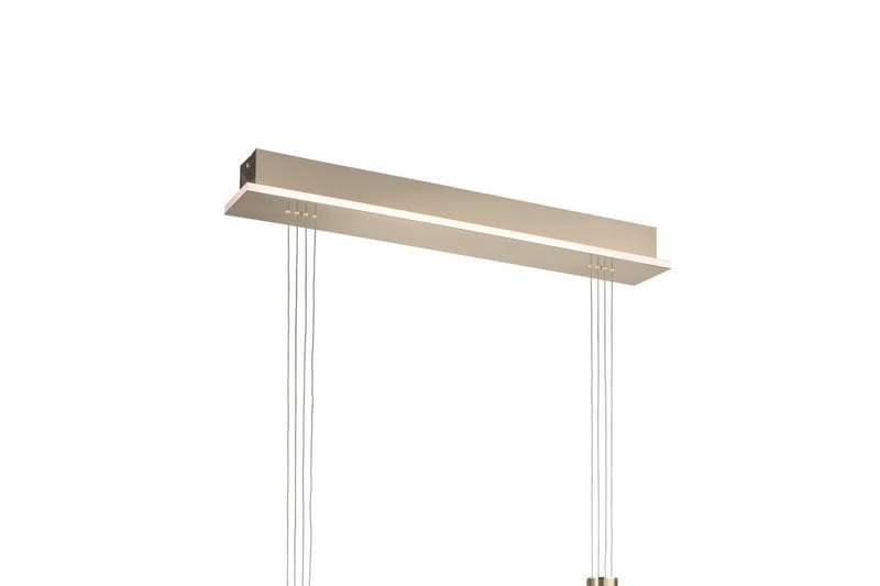 Taklampa Q-Etienne - 20x200x65 cm, Matt mässing - Belysning - Lampor & belysning inomhus - Fönsterlampa