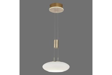 Taklampa Q-Etienne - 35x200x35 cm, Matt mässing - Belysning - Lampor & belysning inomhus - Fönsterlampa