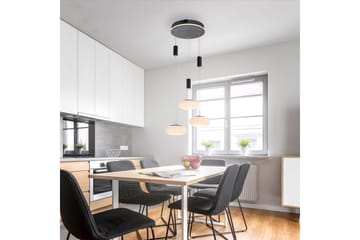 Taklampa Q-Etienne - 40x200x44 cm, Svart - Belysning - Lampor & belysning inomhus - Fönsterlampa