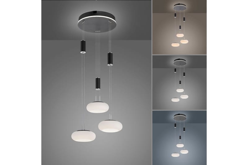Taklampa Q-Etienne - 40x200x44 cm, Svart - Belysning - Lampor & belysning inomhus - Fönsterlampa