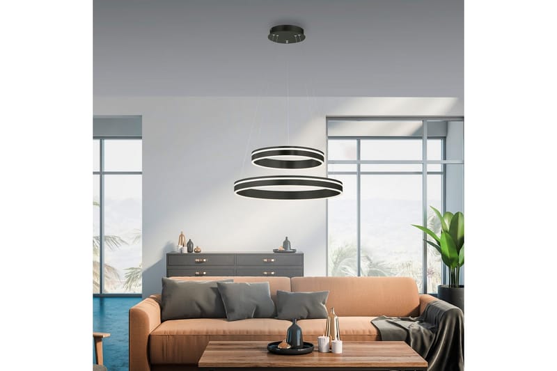 Taklampa Q-Vito - 59x200x59 cm, Antracit - Belysning - Lampor & belysning inomhus - Fönsterlampa