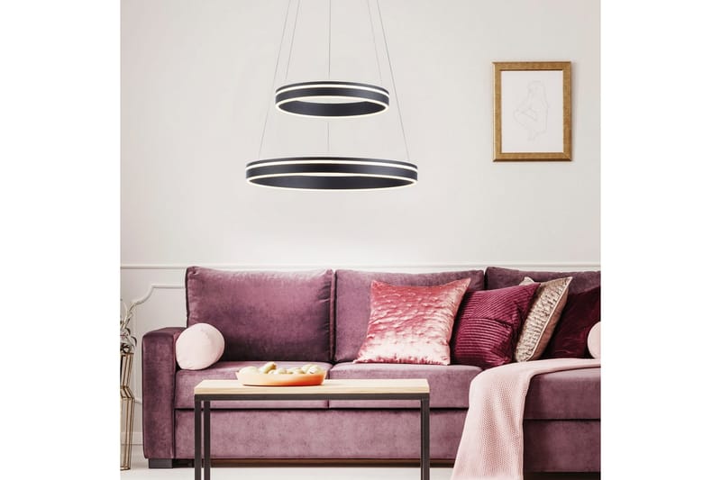 Taklampa Q-Vito - 59x200x59 cm, Antracit - Belysning - Lampor & belysning inomhus - Fönsterlampa