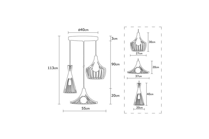 Taklampa Ralden Koppar - Guld - Belysning - Lampor & belysning inomhus - Fönsterlampa