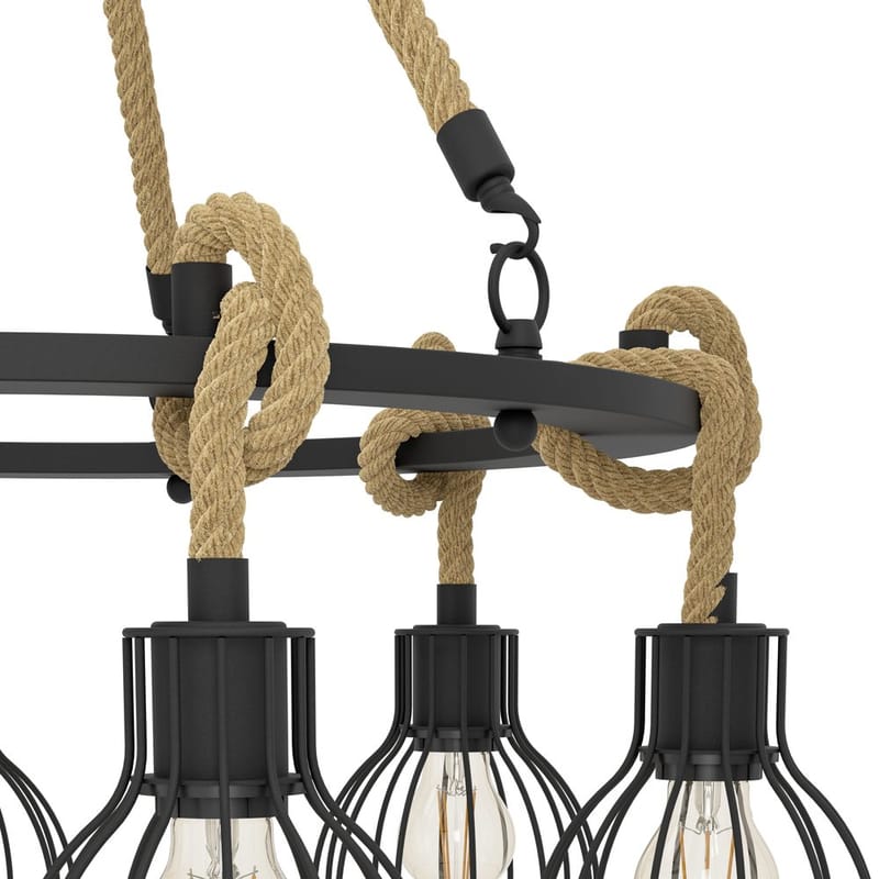 Taklampa Rampside Rund med 6 Lampor - 76 cm - Belysning - Lampor & belysning inomhus - Fönsterlampa