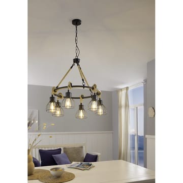 Taklampa Rampside Rund med 6 Lampor - 76 cm - Belysning - Lampor & belysning inomhus - Fönsterlampa