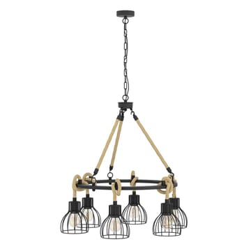 Taklampa Rampside Rund med 6 Lampor - 76 cm - Belysning - Lampor & belysning inomhus - Fönsterlampa