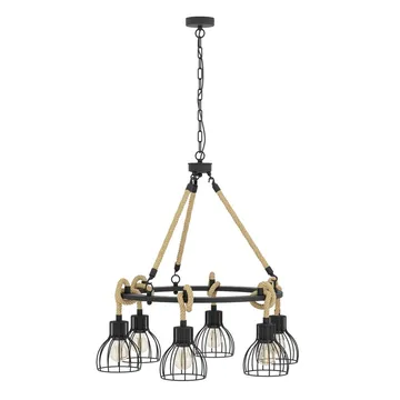 Taklampa Rampside Rund med 6 Lampor - 76 cm - Belysning - Lampor & belysning inomhus - Fönsterlampa