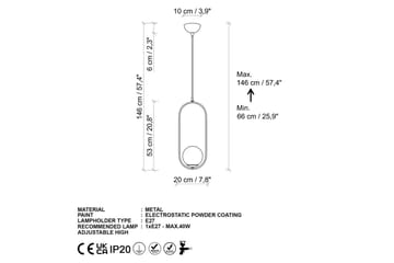 Taklampa Ranpalt Rany - Guld - Belysning - Lampor & belysning inomhus - Fönsterlampa
