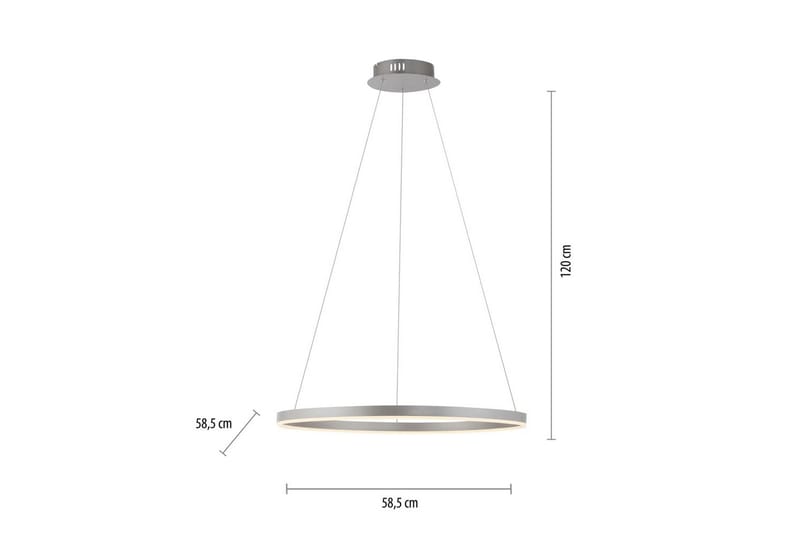 Taklampa Ritus - 58,5x120x58,5 cm, Aluminium - Belysning - Lampor & belysning inomhus - Fönsterlampa