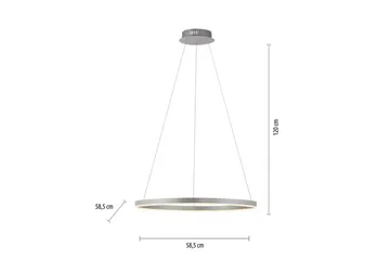 Taklampa Ritus - 58,5x120x58,5 cm, Aluminium - Belysning - Lampor & belysning inomhus - Fönsterlampa