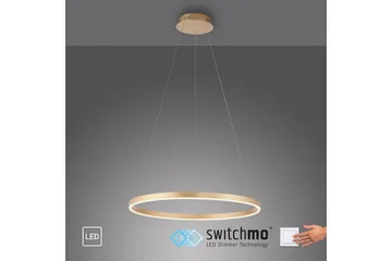 Taklampa Ritus - 58,5x120x58,5 cm, Matt mässing - Belysning - Lampor & belysning inomhus - Fönsterlampa