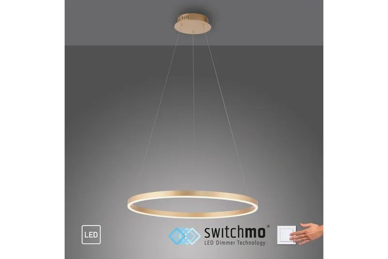 Taklampa Ritus - 58,5x120x58,5 cm, Matt mässing - Belysning - Lampor & belysning inomhus - Fönsterlampa