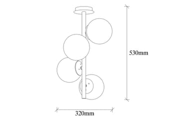 Taklampa Rysta Svart - Svart - Belysning - Lampor & belysning inomhus - Fönsterlampa