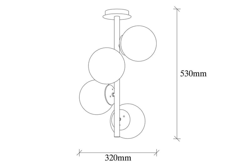 Taklampa Rysta Svart - Svart - Belysning - Lampor & belysning inomhus - Fönsterlampa