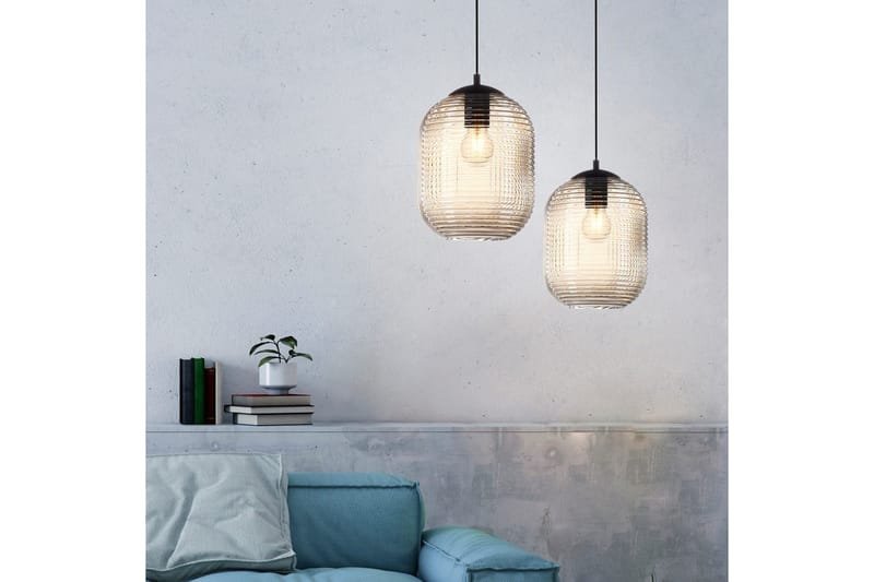 Taklampa Shitake - 20x150x20 cm, Bärnsten - Belysning - Lampor & belysning inomhus - Fönsterlampa