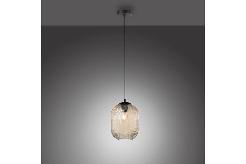 Taklampa Shitake - 20x150x20 cm, Bärnsten - Belysning - Lampor & belysning inomhus - Fönsterlampa